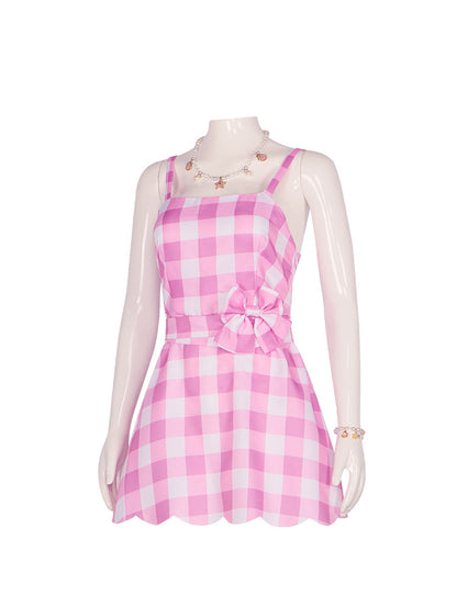 2023 Film Barbie Barbie Pink Dress Cosplay Costume for Party 1201