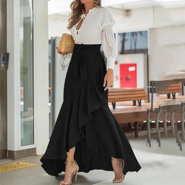 Casual Summer Ruffled A Line Skirts for Women