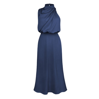 Fashion Stain Sleeveless Evening Dresses