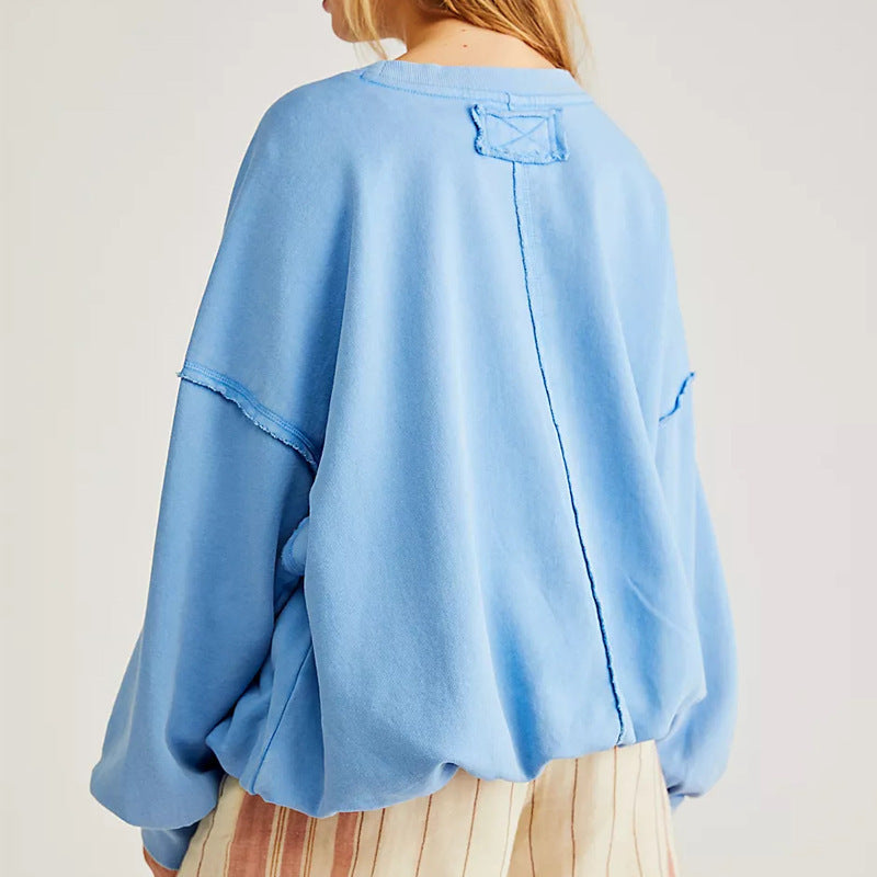 Casual Long Sleeves Pullover Hoodies for Women