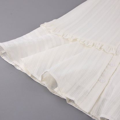 Summer Cotton Sexy White Mini Hot Dresses