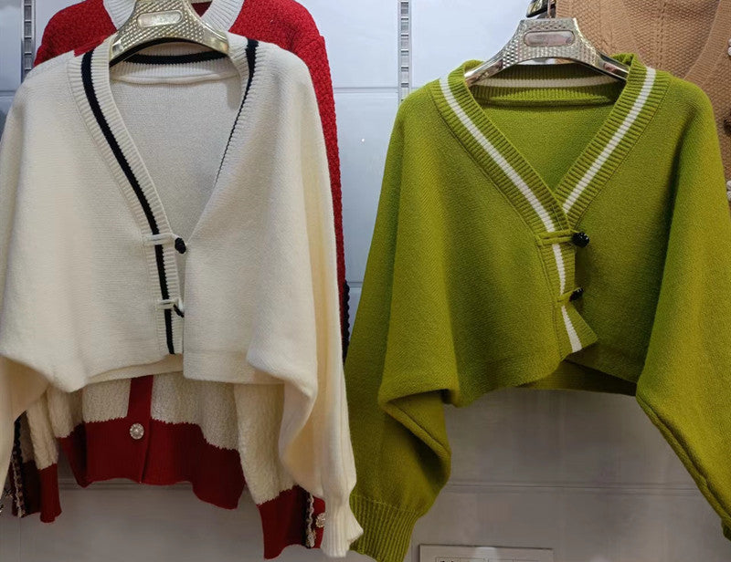 Vintage Short Knitted Tops for Women