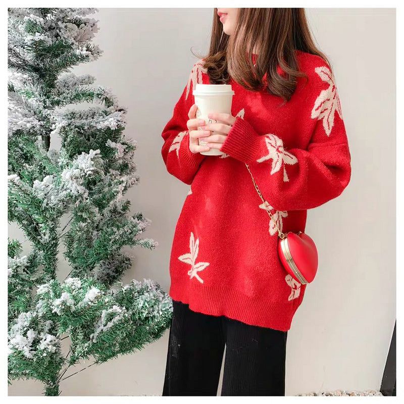 Casual Women Winter Knitted Pullover Sweaters
