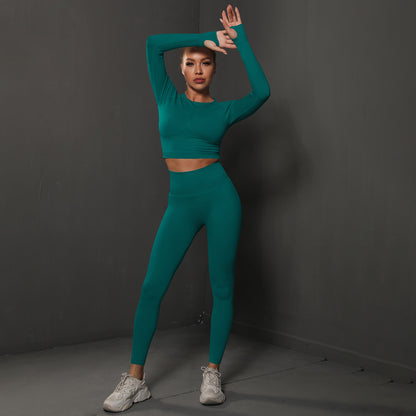 Fashion Simple Style Sports Yoga Suits for Women