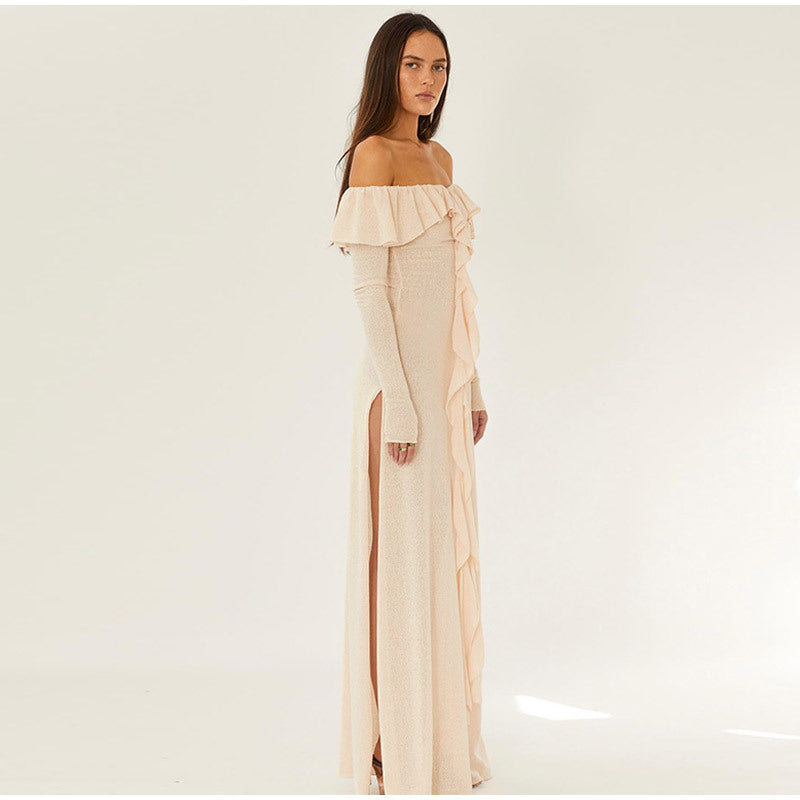 Sexy Off The Shoulder Long Sleeves Party Dresses
