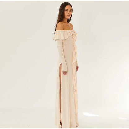 Sexy Off The Shoulder Long Sleeves Party Dresses