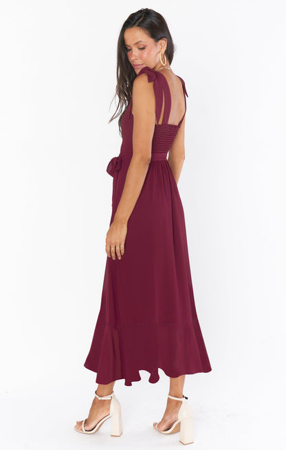 Fashion Summer Split Front Midi Dresses for Women