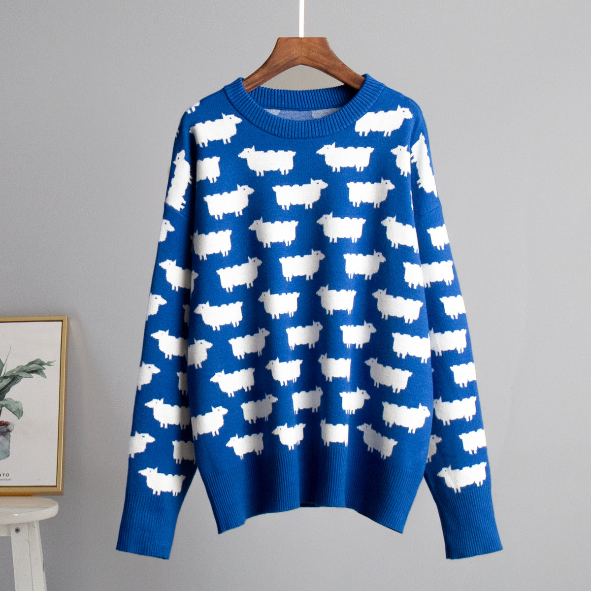 Casual Round Neck Pullover Sweaters