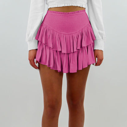 Fashion Tiered Sexy Mini Skirts for Girls