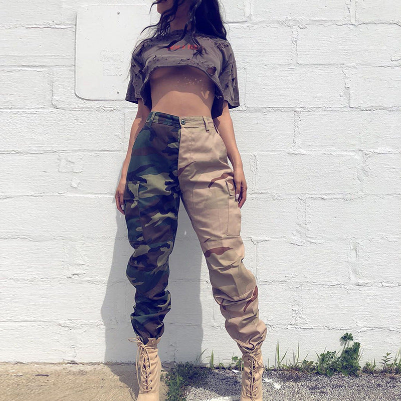 Fashion Popular Camouflage Women Pants
