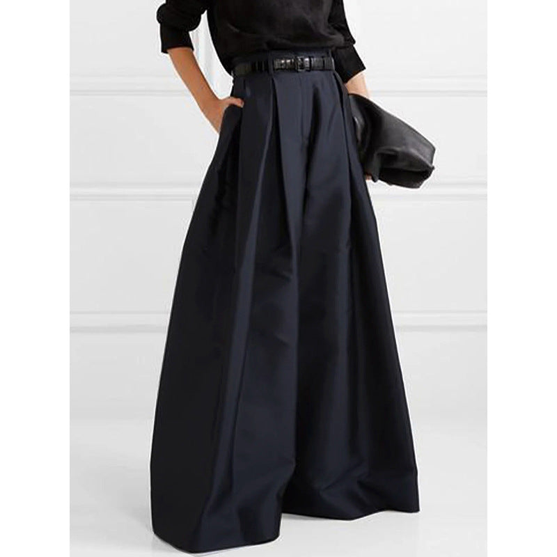 Designed High Waist Long Pants