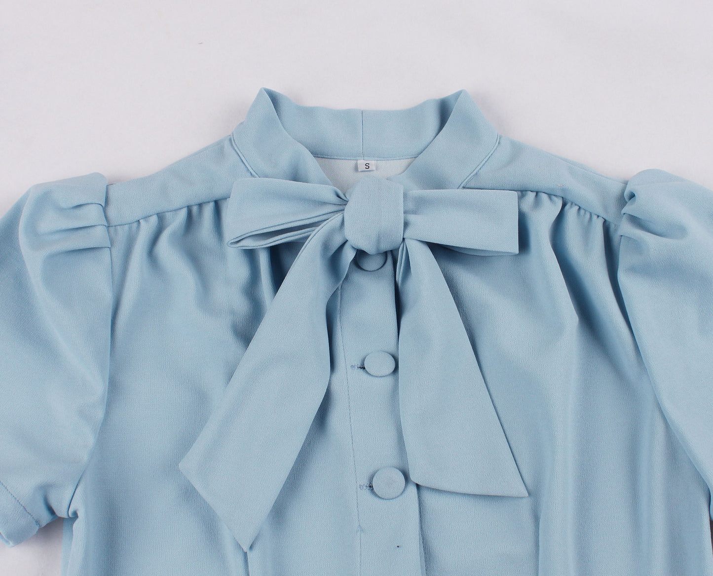 Classy Vintage A Line Women Dresses with Neck Bow