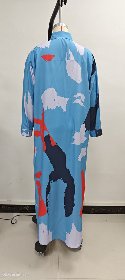 Casual Long Sleeves Shirts Dresses