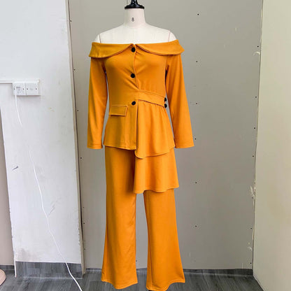 Fashion Blazer Tops and Pants Suits for Women