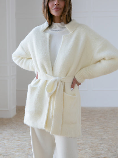 Casual Women High Neck Sweaters and Pants Two Pieces Sets