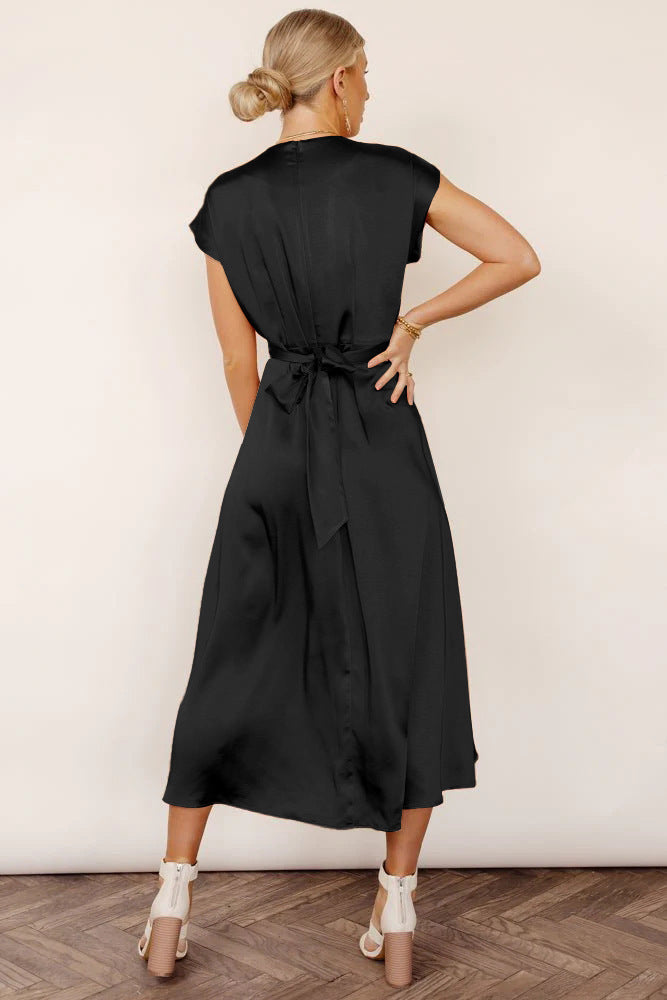 Fashion Summer Satin Evening Party Dresses