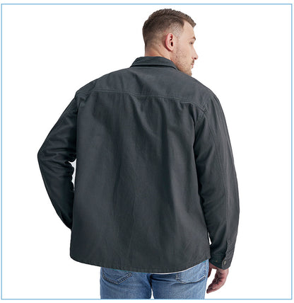 Casual Cotton Plus Sizes Long Sleeves Shirts for Men