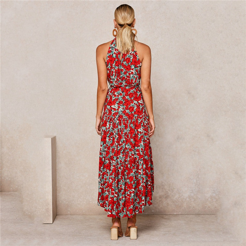 Casual Halter Summer Long Dresses