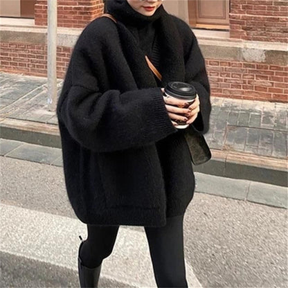 Vintage Knitted Cardigan Sweaters for Women