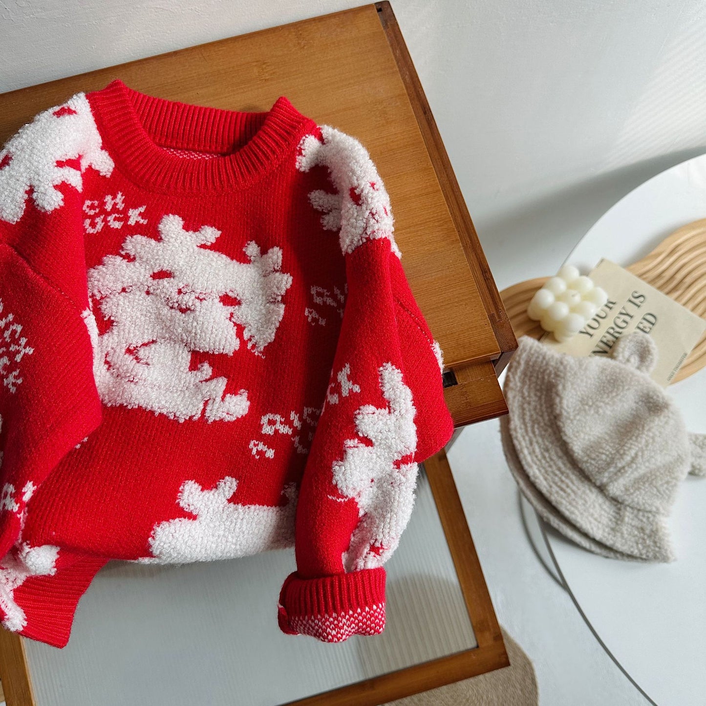 Lovely Knitted Kid's Pullover Sweaters