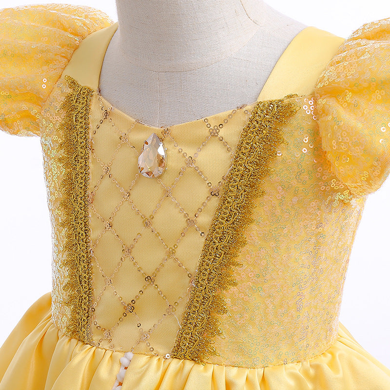 Princess Bell Kid's Ball Cosplay Dresses