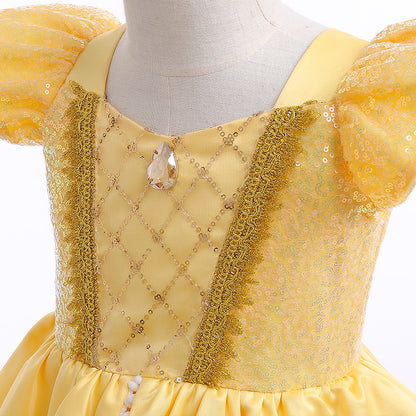 Princess Bell Kid's Ball Cosplay Dresses