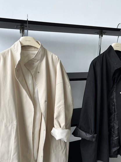 Fashion Stand Collar Oversize Coats