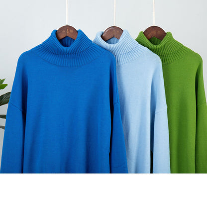Classical High Neck Knitted Pullover Sweaters
