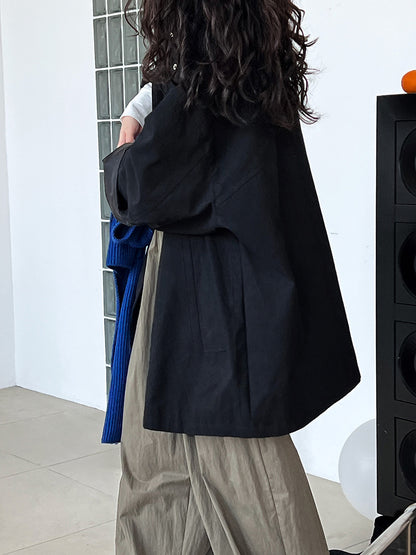 Fashion Stand Collar Oversize Coats