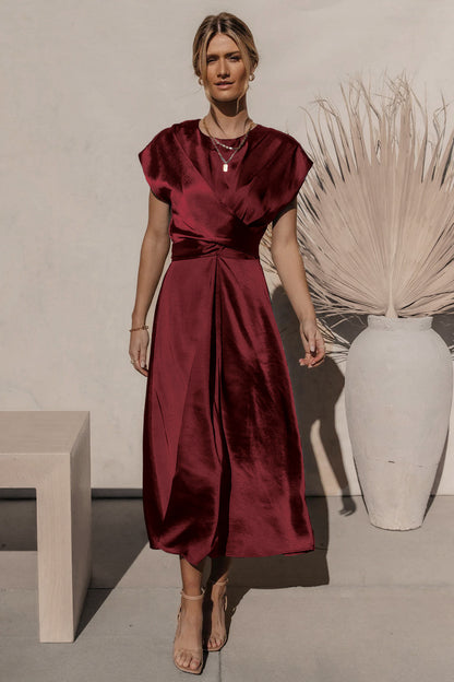 Fashion Summer Satin Evening Party Dresses