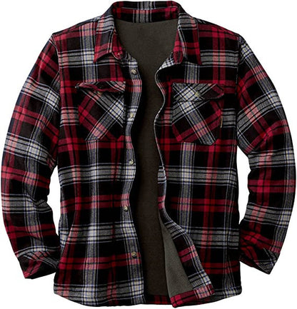 Casual Long Sleeves Velvet Men's Jacket