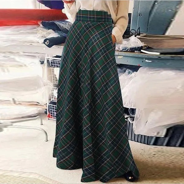 Vintage High Waist A Line Skirts for Women