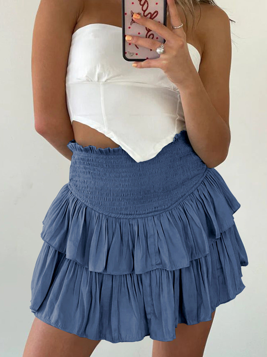 Fashion Summer Ruffled Mini Skirts for Women