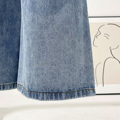 Designed Lace Up Trumpet Jeans for Women