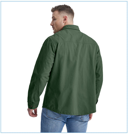 Casual Cotton Plus Sizes Long Sleeves Shirts for Men