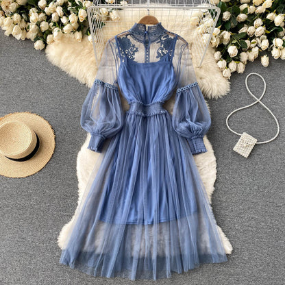Fashion 3d Flowers Two Pieces Fairy Dresses
