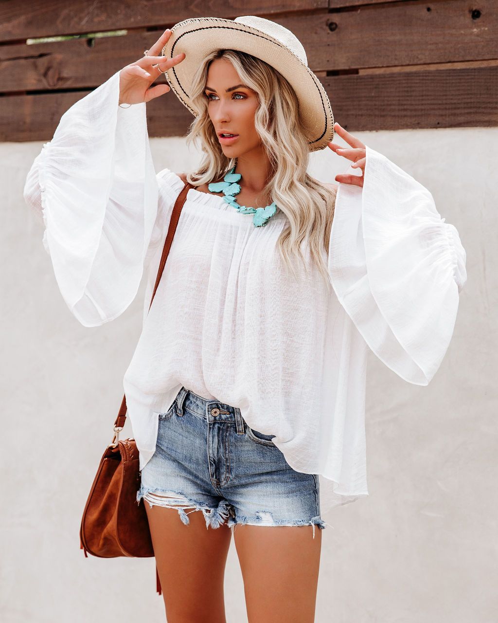 Sexy Off The Shoulder Trumpet Sleeves T Shirts