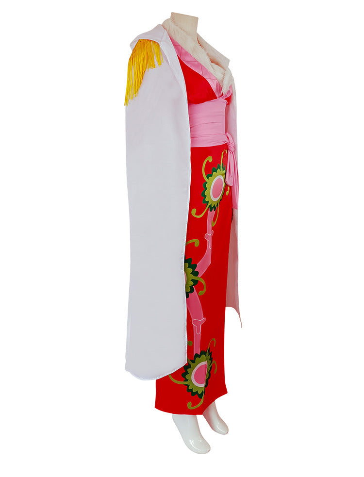 One Piece Boa·Hancock Cheongsam Cosplay Costume 1403
