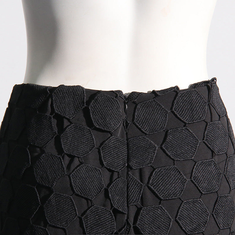 Designed Fashion Round Shaped Wide Legs Pants