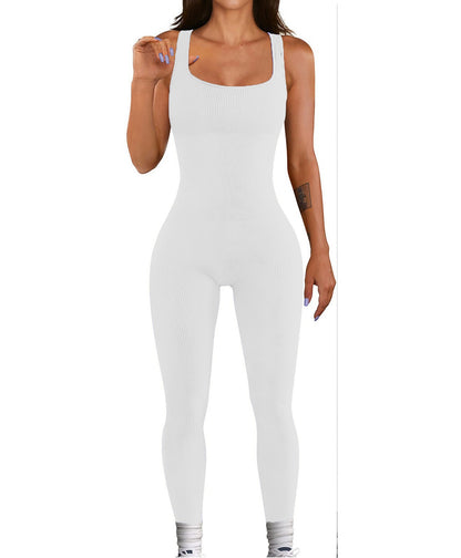 Sexy Short Sleeves Sports Jumpsuits for Women