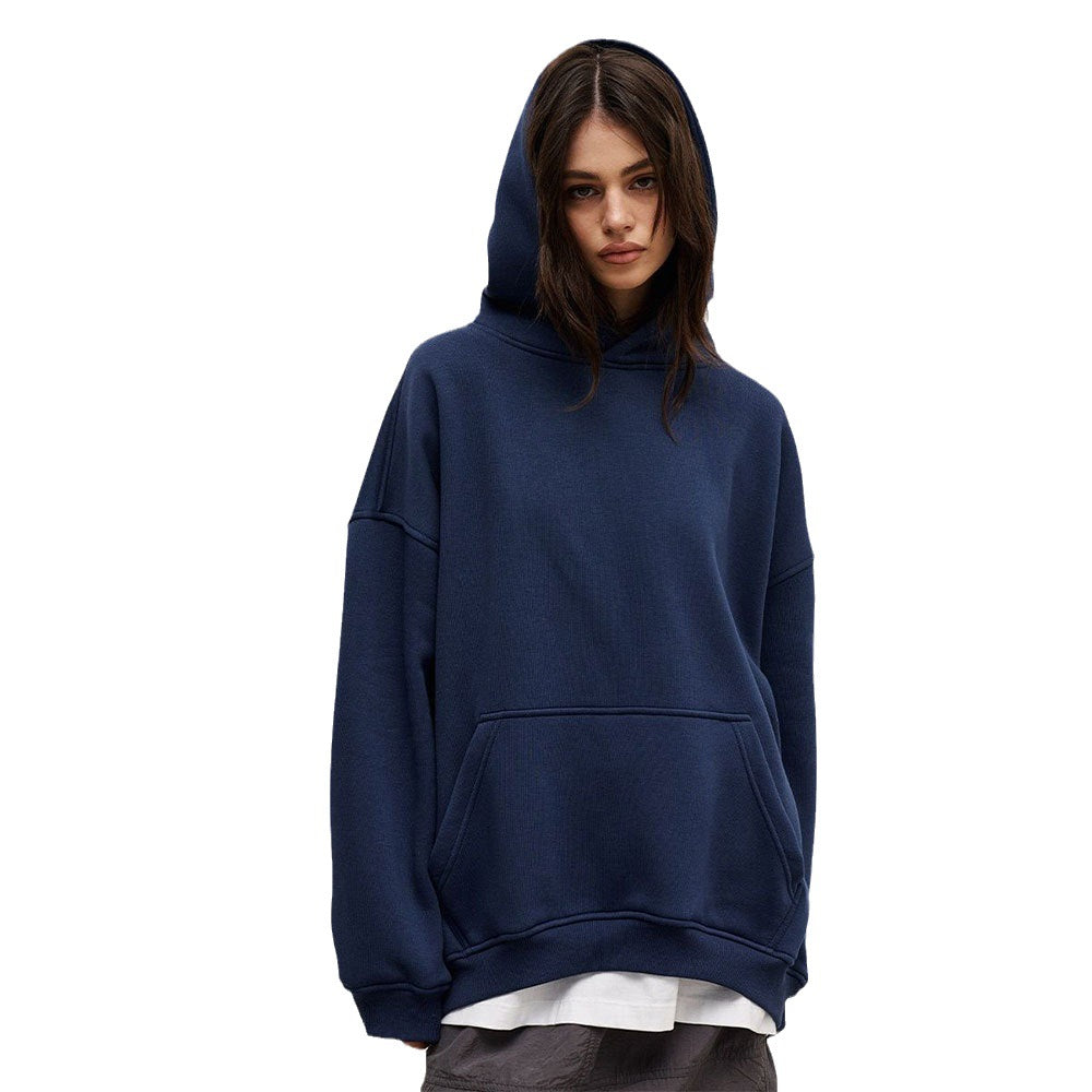 Casual Fall Winter Pockets Hoodies