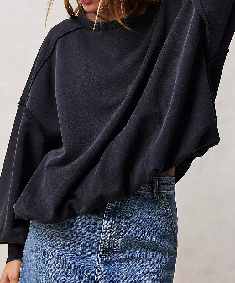Casual Long Sleeves Pullover Hoodies for Women