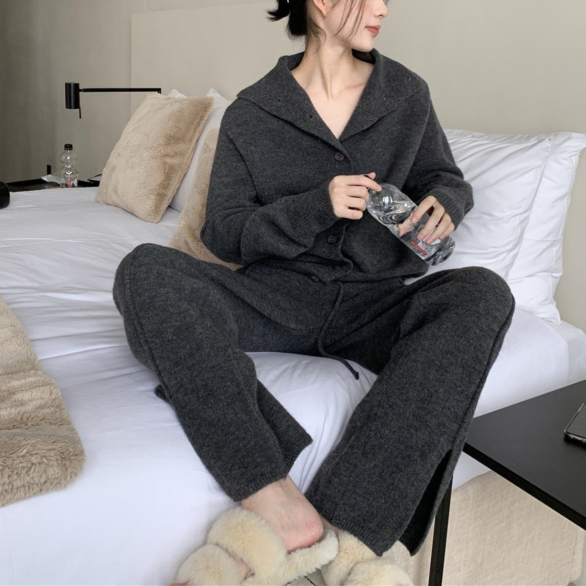 Fashion Two Pieces Knitted Suits for Women