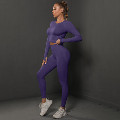 Fashion Simple Style Sports Yoga Suits for Women