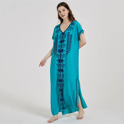 Casual Embroidery Summer Bikini Dresses