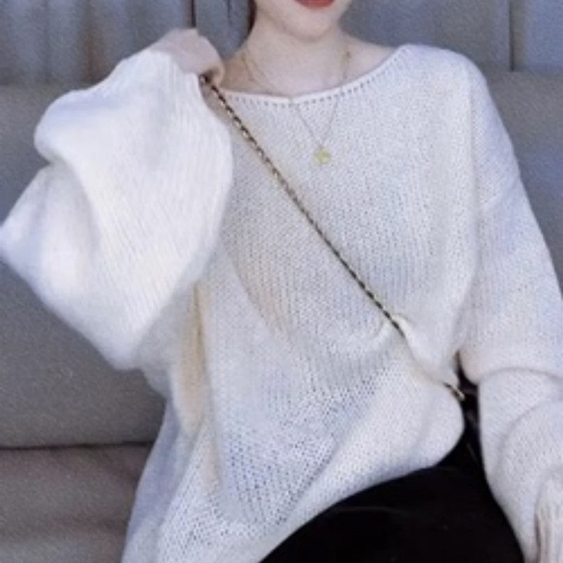Colorful Long Sleeves Knitted Pullover Sweaters