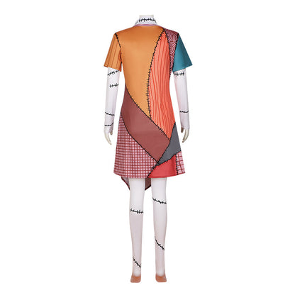 The Nightmare Before Christmas Sally Skellington Cosplay Costume