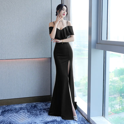 Sexy Off The Shoulder Long Evening Dresses