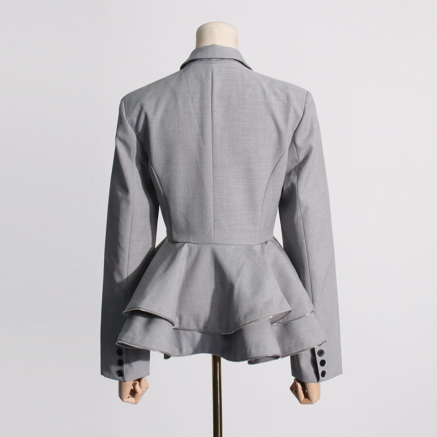 Designed Ruffled Women Blazer Tops