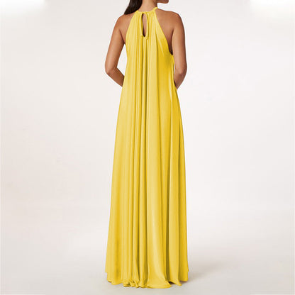 Summer Halter Sleeveless Long Dresses
